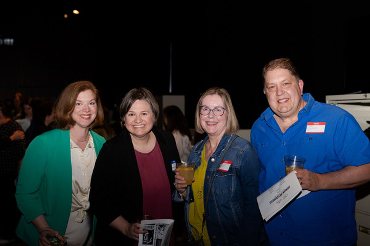 Director Lauren Shouse, Assistant Director Darci Nalepa Elam, theater critic Amy Stumpfl, and Dan Stumpfl  at 
