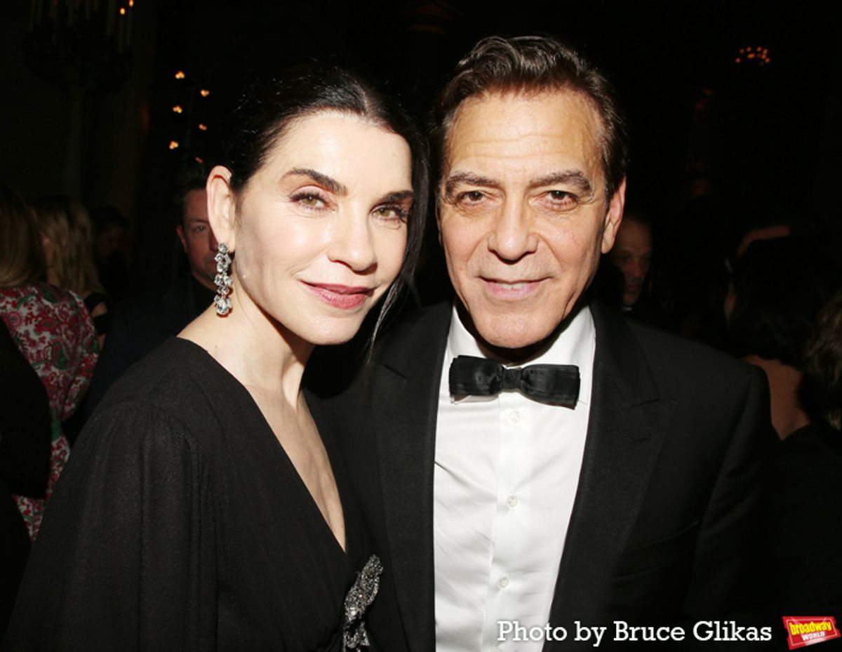 Julianna Margulies and George Clooney at 