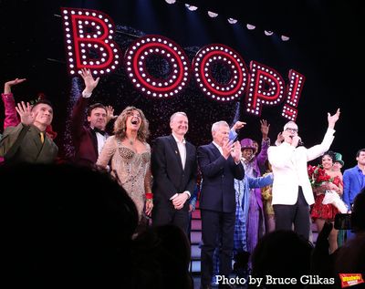 Jon Rua, Erich Bergen, Rachelle Rak, Bob Martin, David Foster, Lawrence Alexander, Je Photo