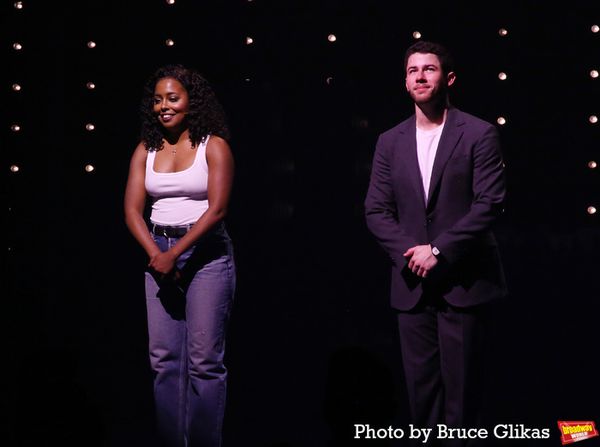 Adrienne Warren and Nick Jonas  Photo