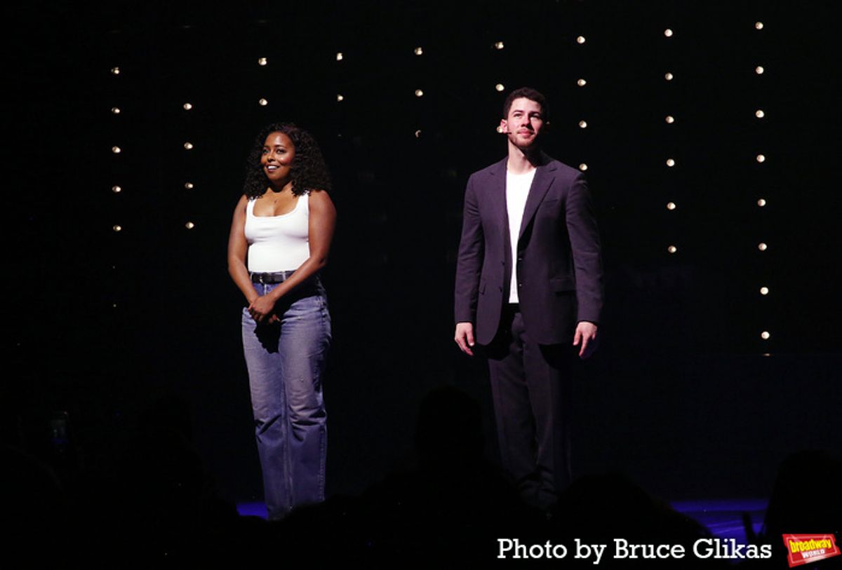 Adrienne Warren and Nick Jonas  at 