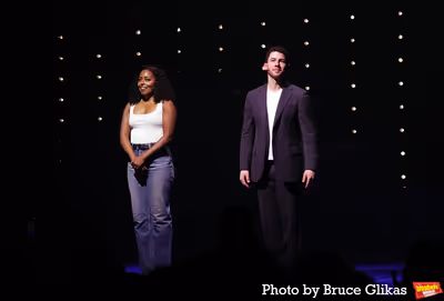 Adrienne Warren and Nick Jonas  Photo