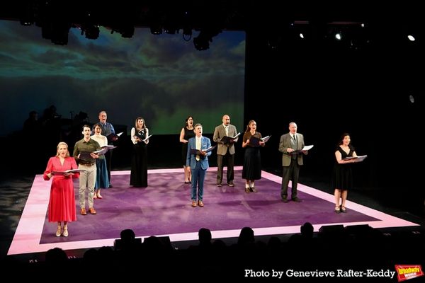 The Cast of According to Howard that includes-Christine. Digiallonardo, Michael Dikeg Photo