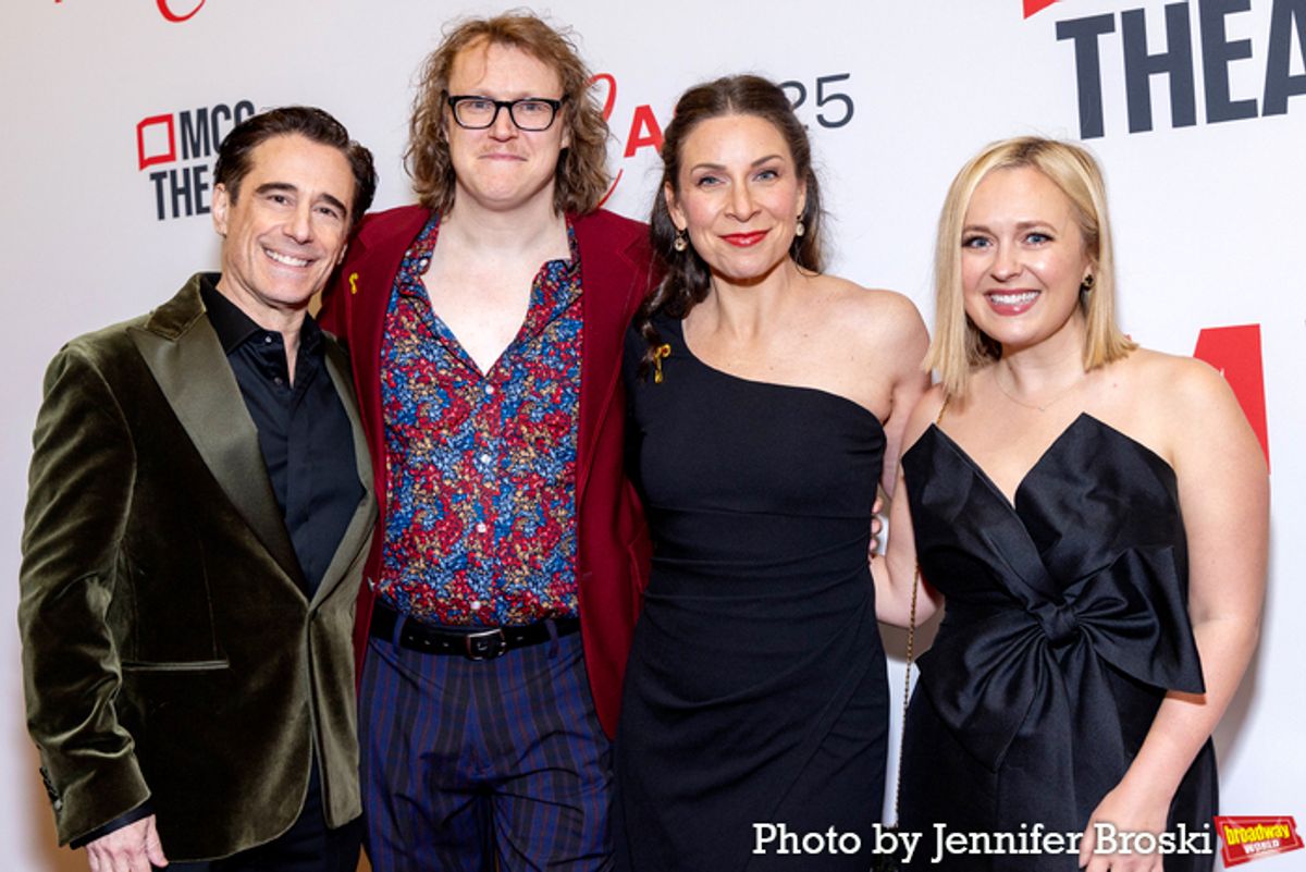 Christopher Gattelli, Noel Carey, Lowe Cunningham, Julia Mattison at 