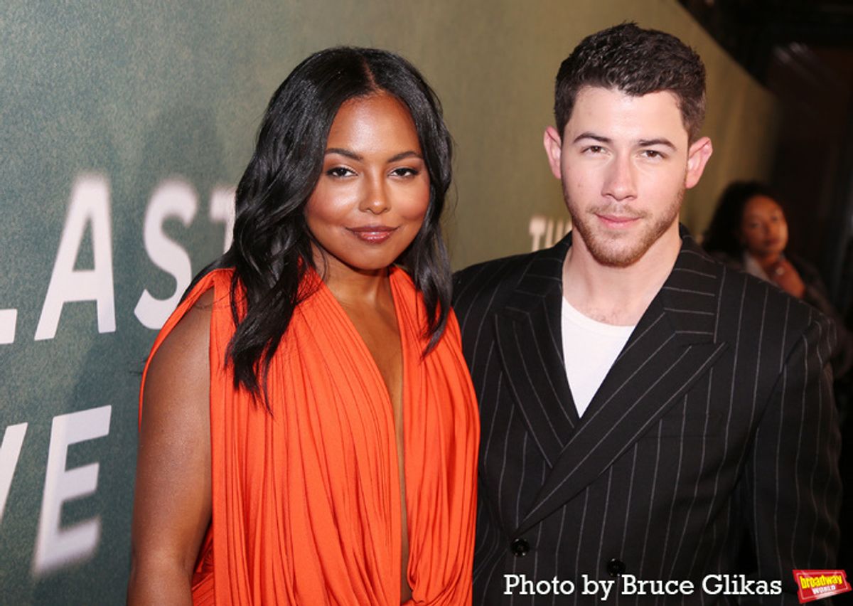 Adrienne Warren and Nick Jonas at 