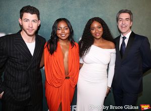 Nick Jonas, Adrienne Warren, Whitney White and Jason Robert Brown Photo