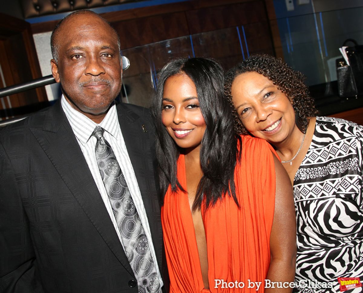 Samuel Warren, Adrienne Warren and Andrea Warren at 