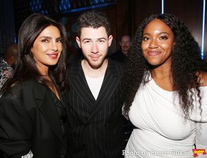 Priyanka Chopra, Nick Jonas and Whitney White @ BroadwayWorld Priyanka Chopra, Nick Jonas and Whitney White Photo