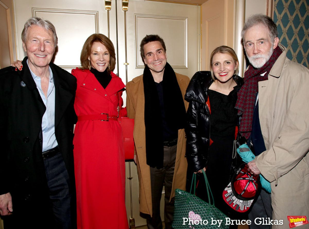 Byron Jennings, Carolyn McCormick, Joe Tapper, Annaleigh Ashford and Boyd Gaines at 