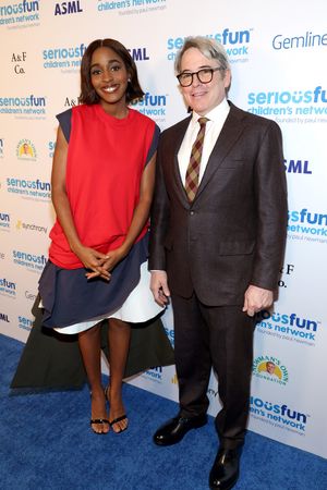 Ayo Edebiri and Matthew Broderick  Photo