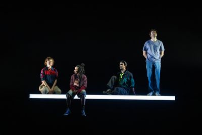 Adelind Horan, Ayana Workman, Sathya Sridharan, and Japhet Balaban  Photo