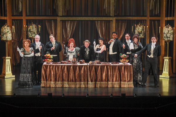 The cast of Regency Girls, 2025. Photo by Jim Cox. Photo