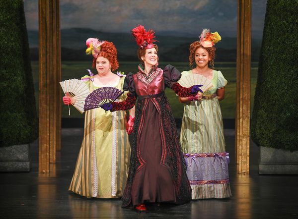 (from left) Marissa Rosen, Janine LaManna, and Kyla Stone in Regency Girls, 2025. Pho Photo