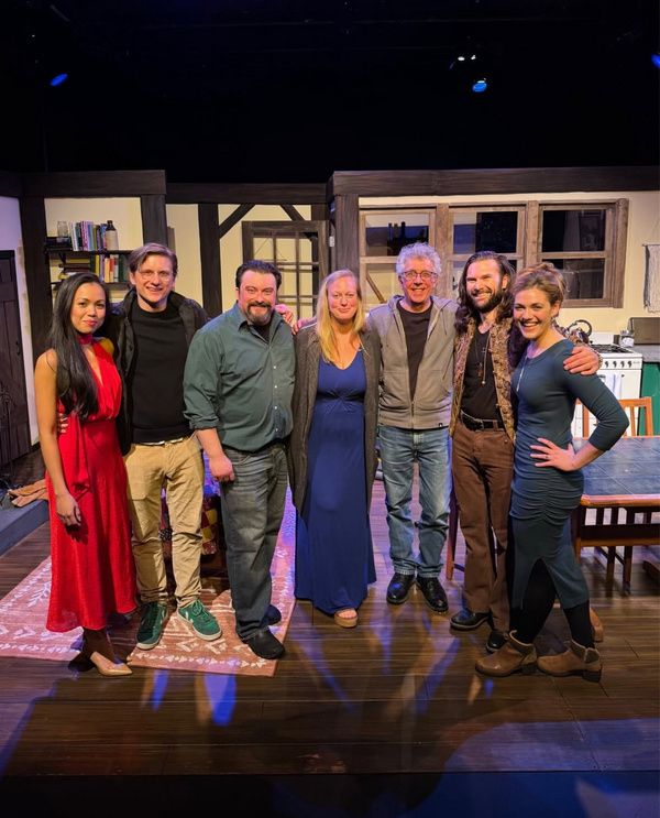 Eric Bogosian with the cast of Humpty Dumpty  Photo