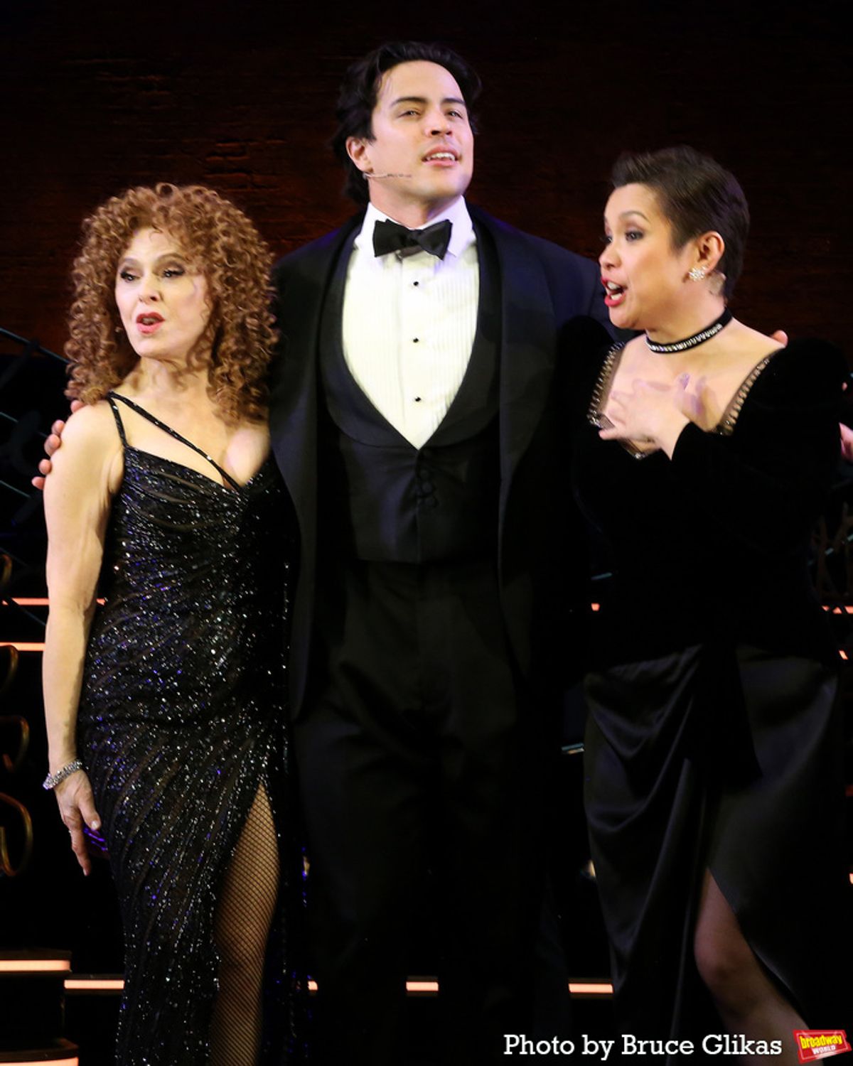 Bernadette Peters, Jacob Dickey and Lea Salonga at 