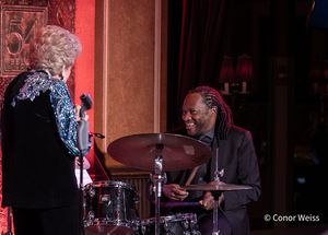 Marilyn Maye and Mark McLean on drums. Photo credit: Conor Weiss Photo