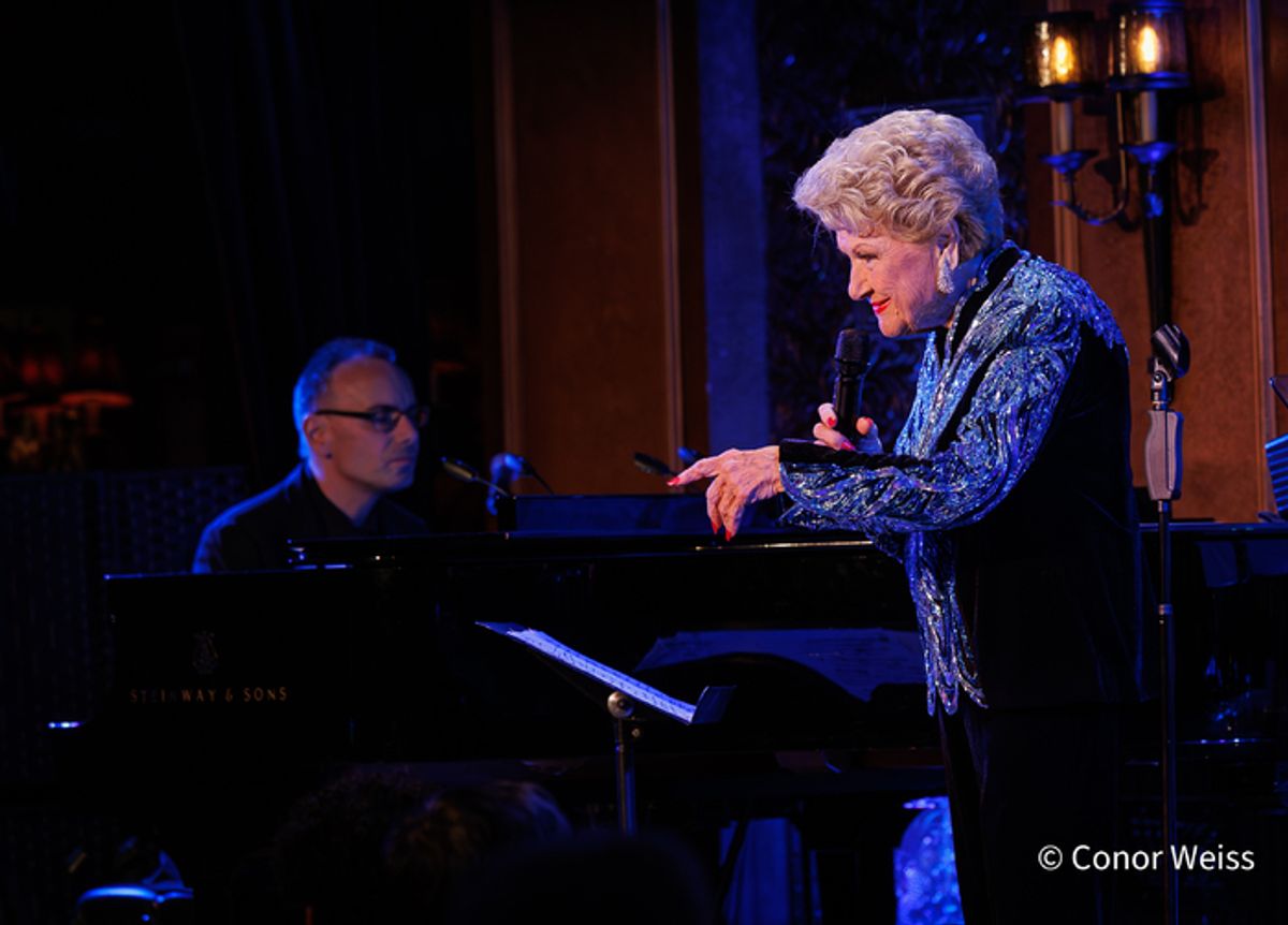 Marilyn Maye and Tedd Firth. Photo credit: Conor Weiss at 
