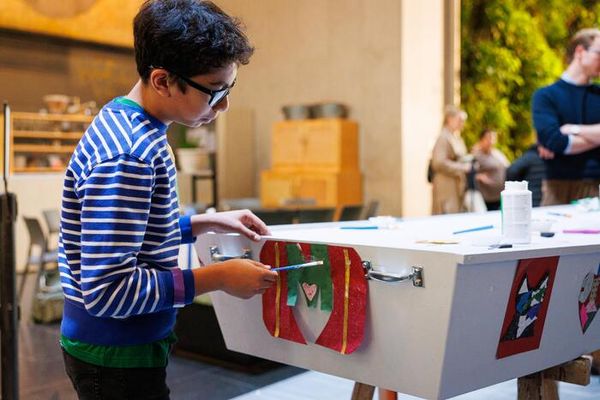 Lincoln Center’s Create-athon: Building a Boat With Clint Ramos Photo
