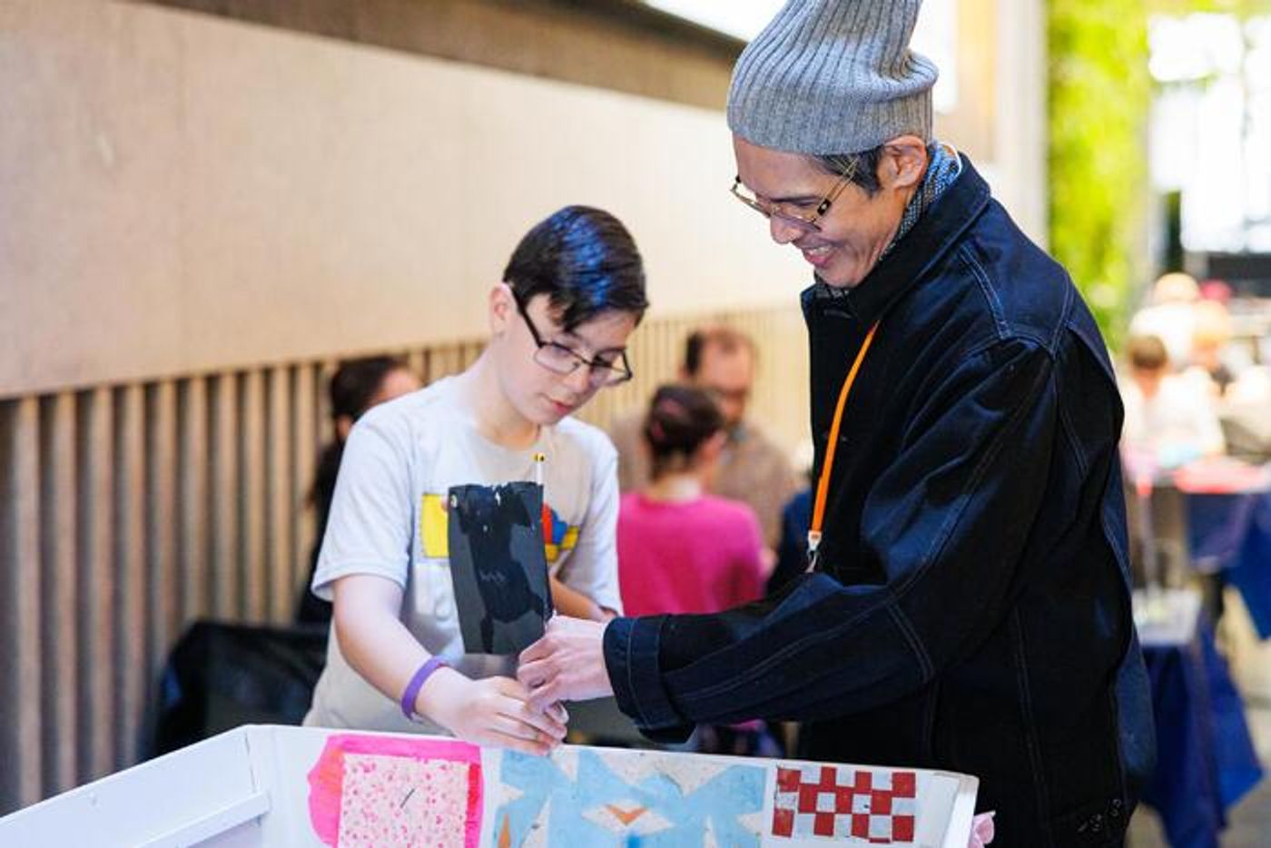 Photos: Lincoln Center’s Create-athon: Building a Boat With Clint Ramos  Image