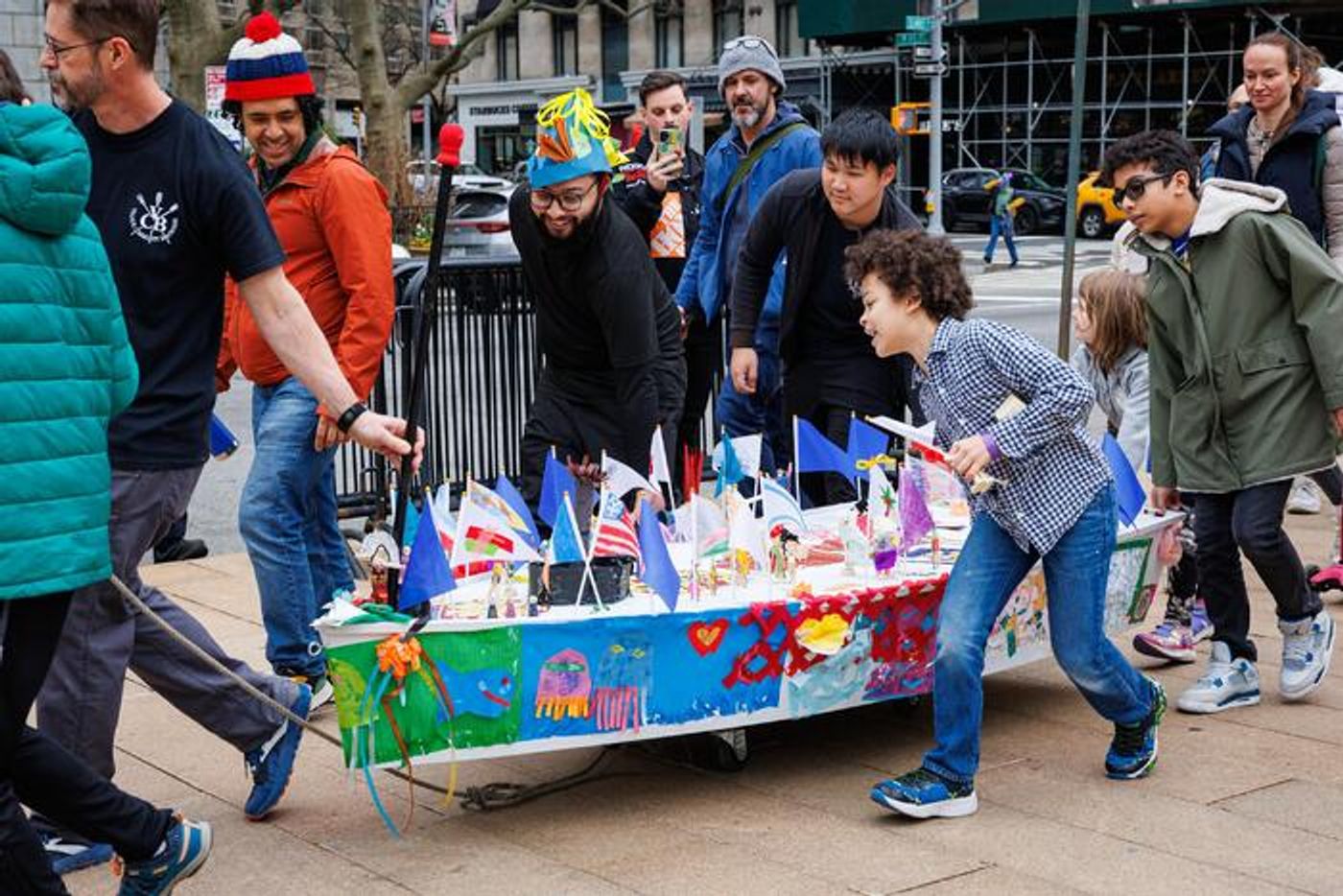 Photos: Lincoln Center’s Create-athon: Building a Boat With Clint Ramos  Image