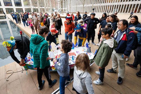 Lincoln Center’s Create-athon: Building a Boat With Clint Ramos Photo