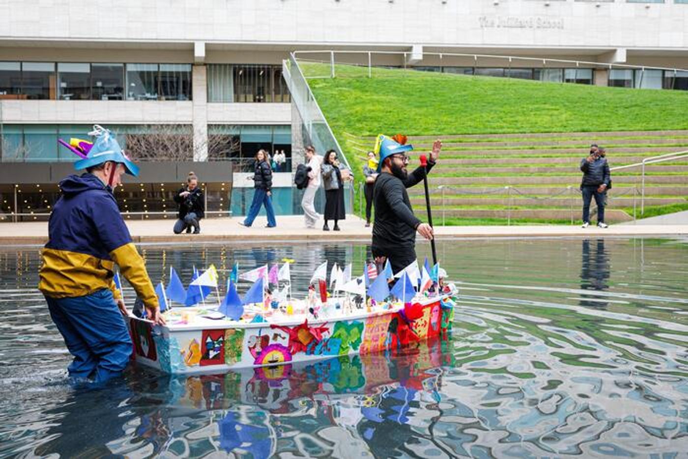 Photos: Lincoln Center’s Create-athon: Building a Boat With Clint Ramos  Image