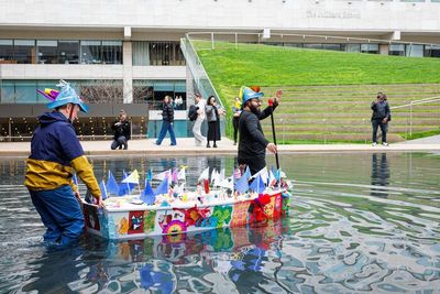 Lincoln Center’s Create-athon: Building a Boat With Clint Ramos Photo