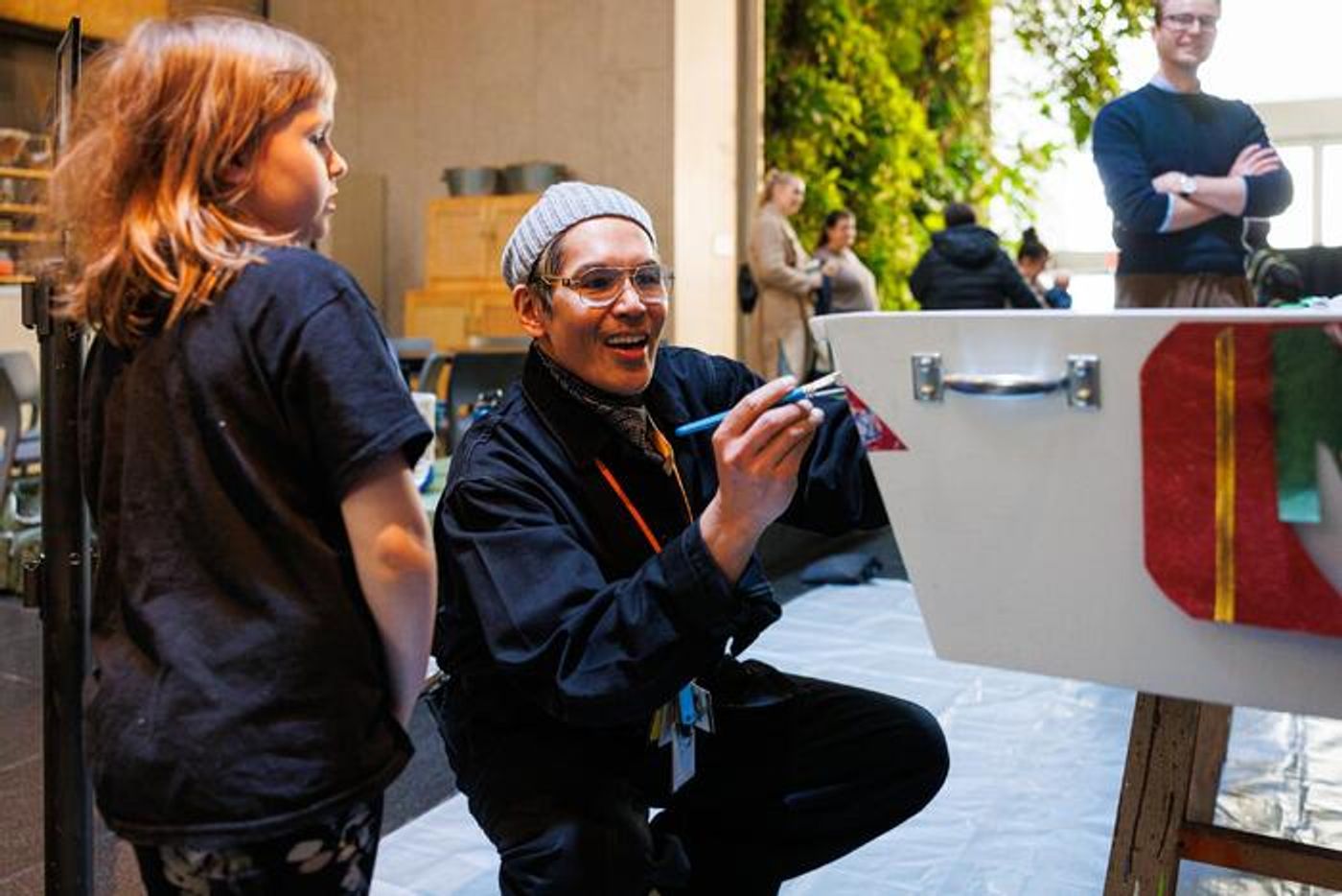 Photos: Lincoln Center’s Create-athon: Building a Boat With Clint Ramos  Image