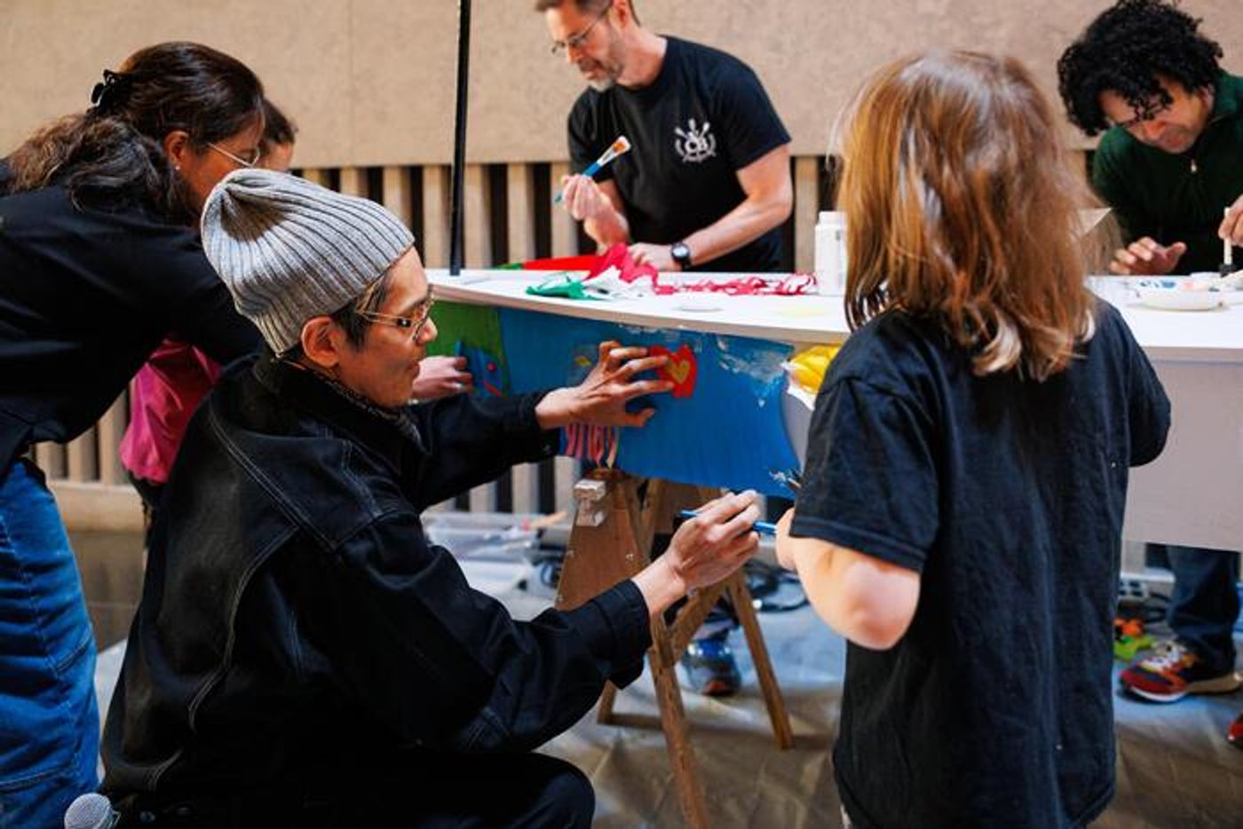 Photos: Lincoln Center’s Create-athon: Building a Boat With Clint Ramos  Image