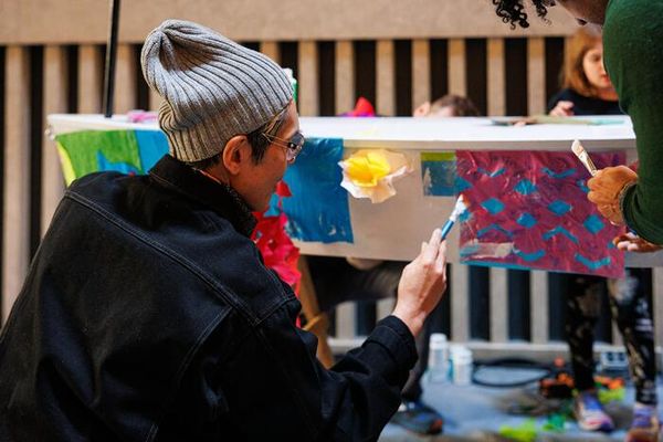Lincoln Center’s Create-athon: Building a Boat With Clint Ramos Photo