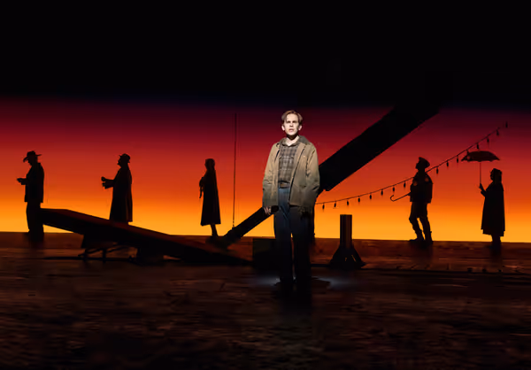 Taylor Trensch and members of the company Photo