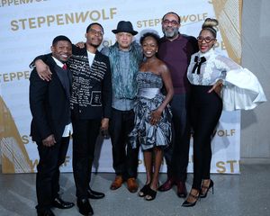 Edwin EdVanzd, ensemble member Namir Smallwood, Brian Marable, Zainab Jah, Frederick  Photo