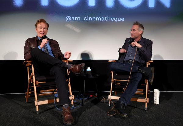 Conan O'Brien and Michael Schneider Photo