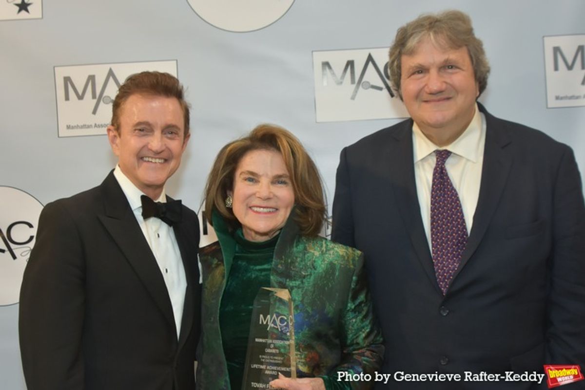Jeff Harner, Tovah Feldshuh and James Bassi at 