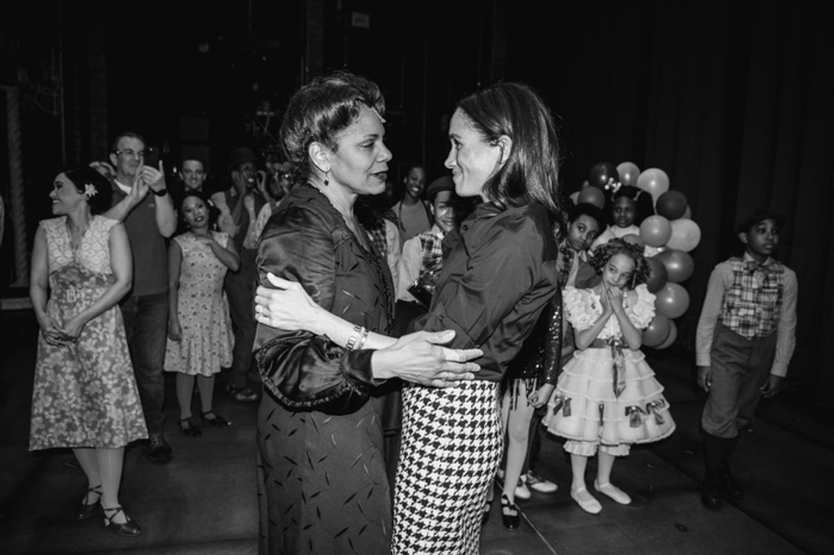 Duchess of Sussex Meghan Markle Visits Gypsy on Broadway  at 