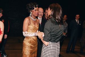 Duchess of Sussex Meghan Markle Visits Gypsy on Broadway  Photo