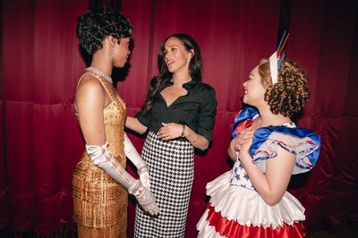 Duchess of Sussex Meghan Markle Visits Gypsy on Broadway  Photo