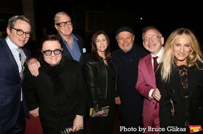 Matthew Broderick, Nathan Lane, Scott Wittman, Janice Crystal, Billy Crystal, Marc Sh Photo