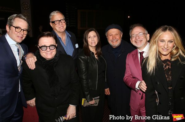 Matthew Broderick, Nathan Lane, Scott Wittman, Janice Crystal, Billy Crystal, Marc Sh Photo