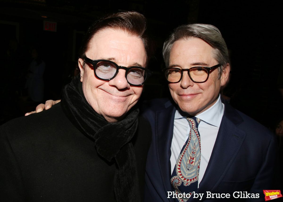 Nathan Lane and Matthew Broderick  at 