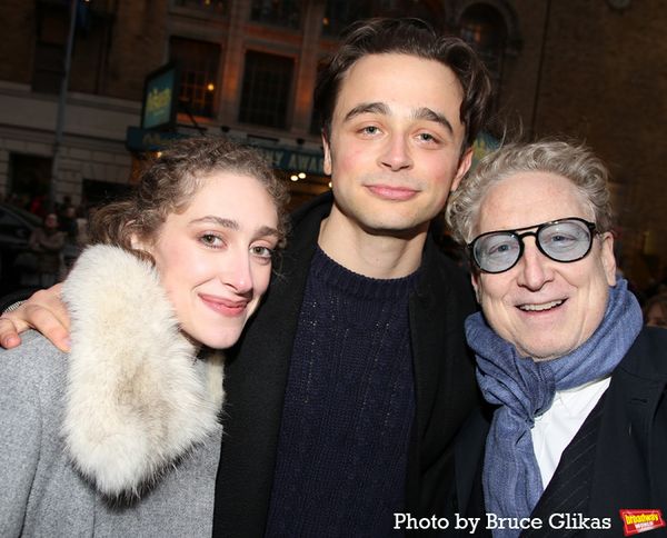 Micaela Diamond, Ben Ahlers and Bernard Telsey Photo