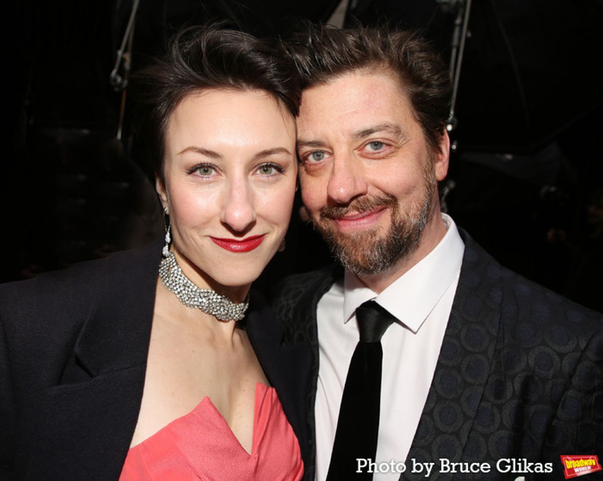 Skye Maddox and Christian Borle at 