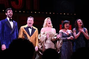 John Behlmann, Brooks Ashmanskas, Robyn Hurder, Krysta Rodriguez and Caroline Bowman Photo