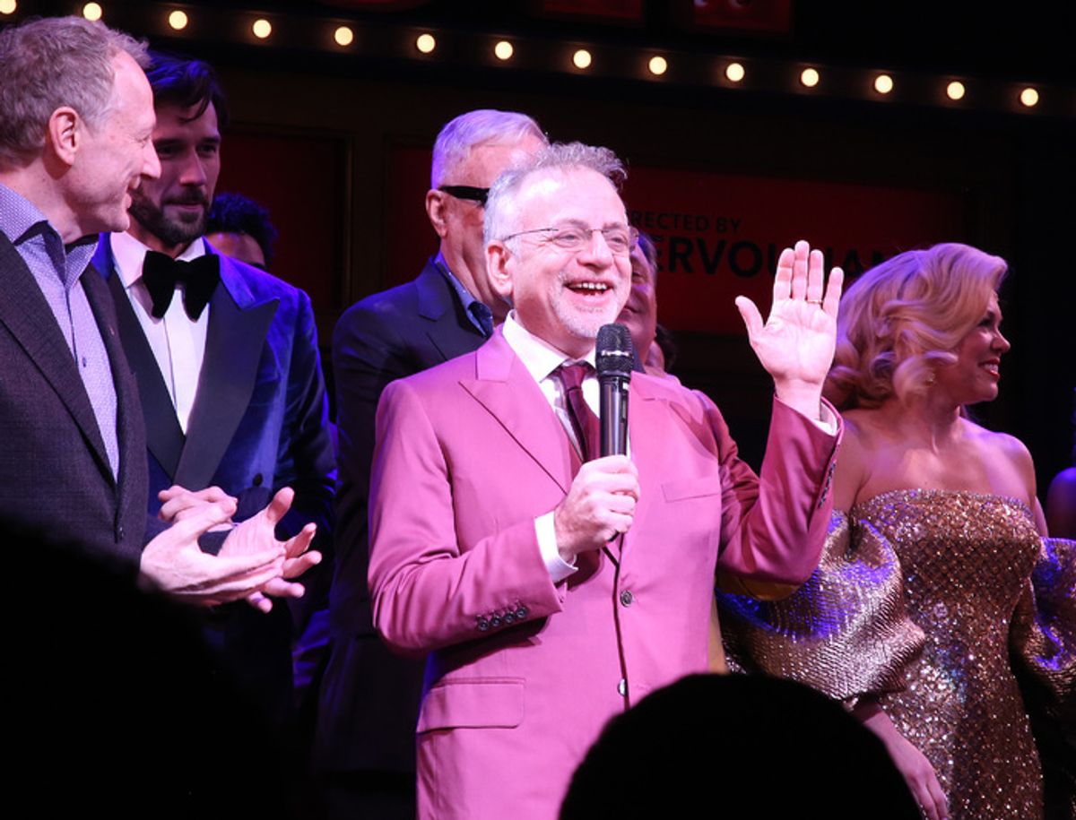 Bob Martin, Scott Wittman, Marc Shaiman and Robyn Hurder at 