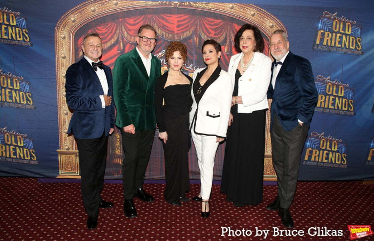 Stephen Mear, Matthew Bourne, Bernadette Peters, Lea Salonga, Lynne Meadow and Chris Jennings at 