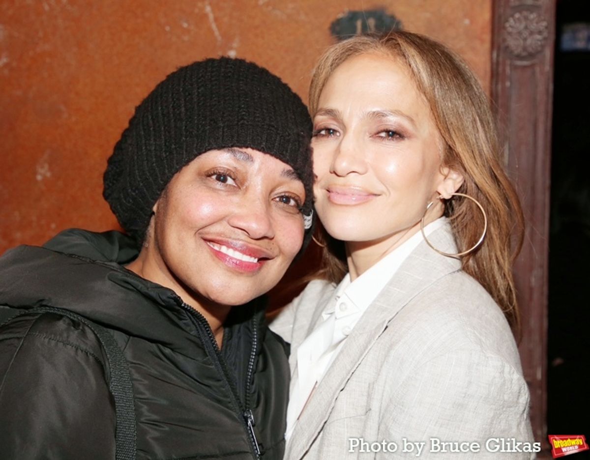 Natalie Venetia Belcon and Jennifer Lopez at 