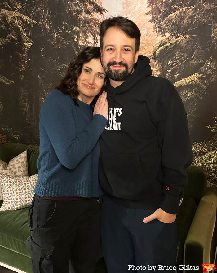 Photos: Lin-Manuel Miranda Visits REDWOOD — photo 1 of 2