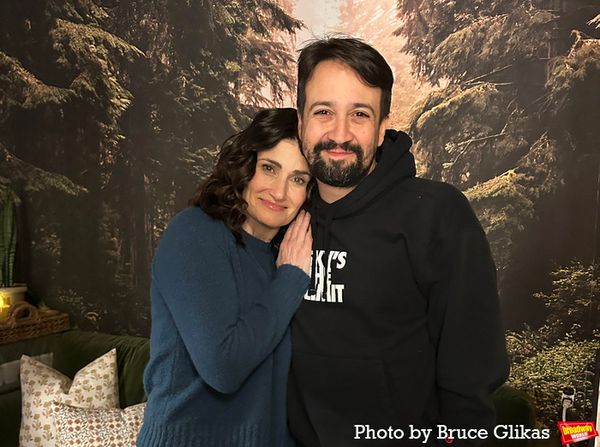 Idina Menzel and Lin-Manuel Miranda  Photo