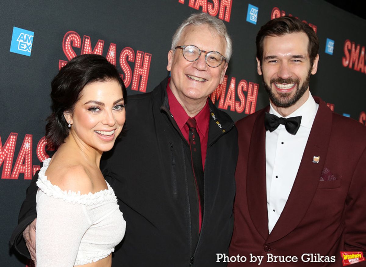 Krysta Rodriguez, Rick Elice and John Behlmann at 