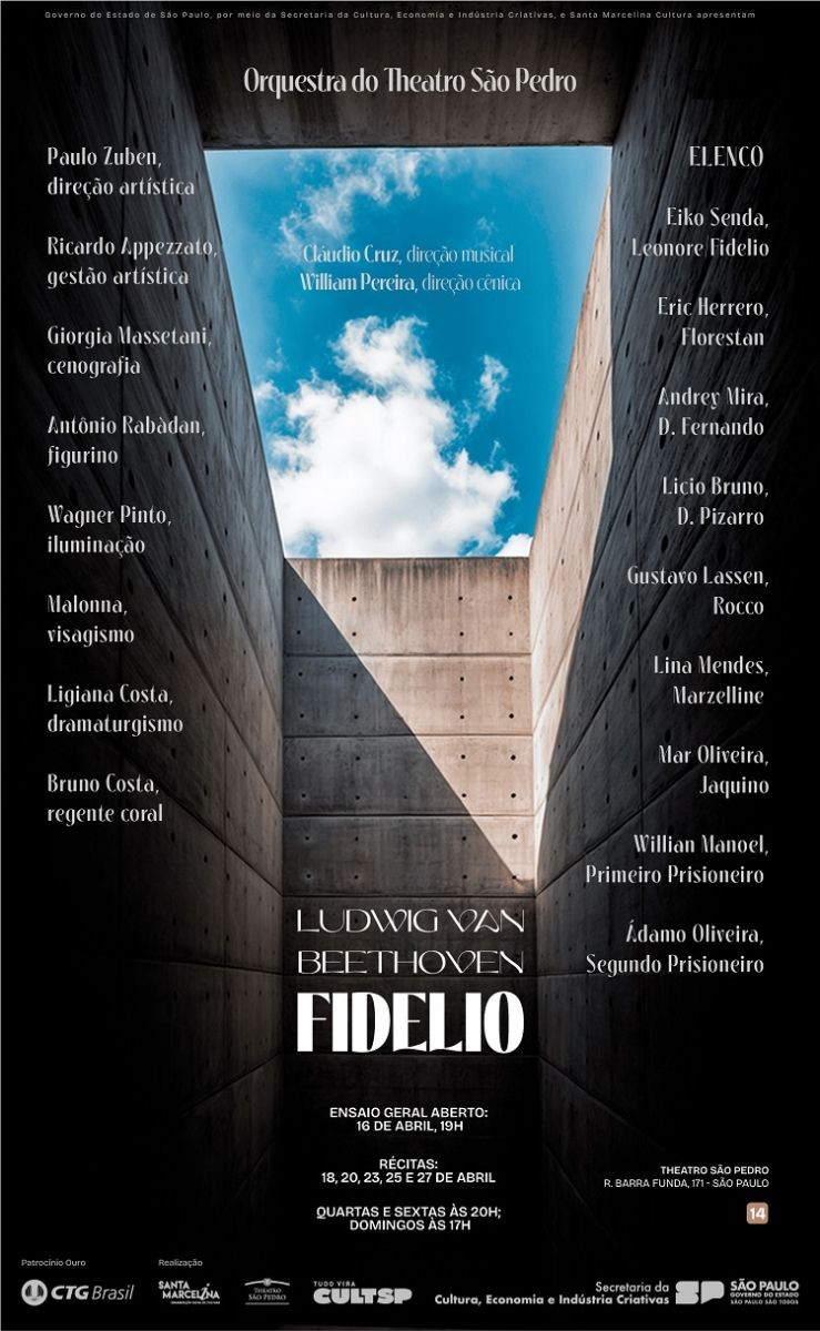 FIDELIO, Beethoven's Sole Opera, Will Open the Lyrical Season at Theatro S?o Pedro  Image